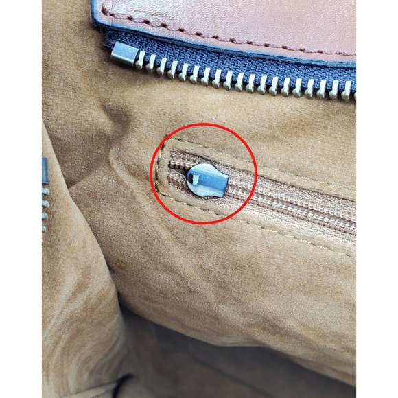 NWD Patricia Nash Viana Leather North South Tan Tote $199.00 - Picture 5 of 5